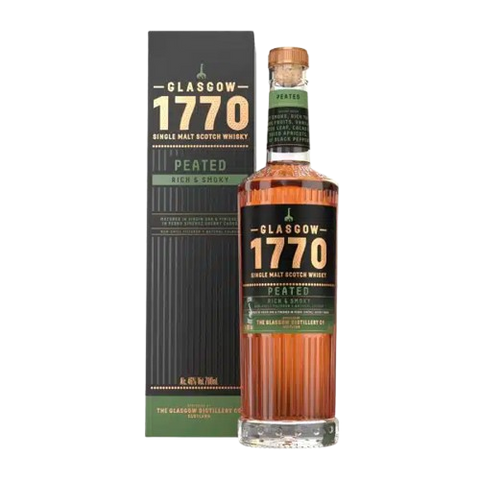 1770 Glasgow Single Malt Scotch Peated Whisky with Giftbox