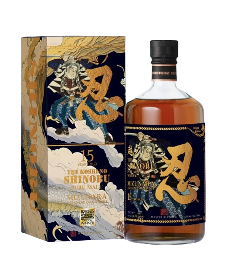 The Shinobu 15 Years The Dragon Edition Pure Malt Mizunara Japanese Oak finish Whisky 700ml