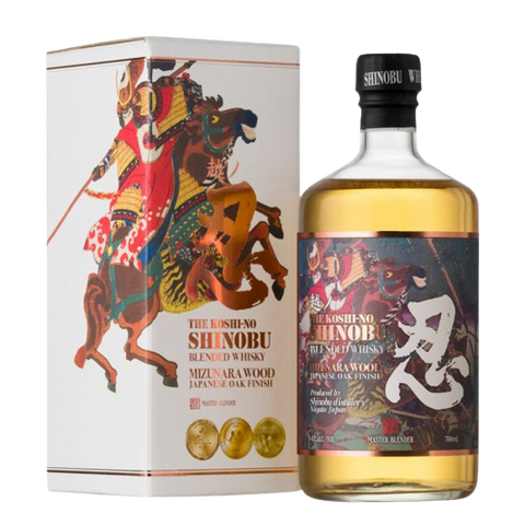 The Shinobu Blended Whisky Mizunara Wood Japanese Oak Finish 700ml