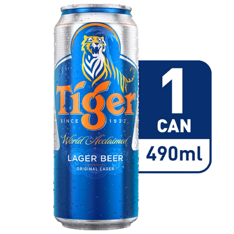490ML Tiger Can Beer