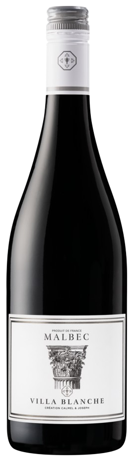 Villa Blanche Malbec 2023 bottle - Calmel & Joseph French red wine