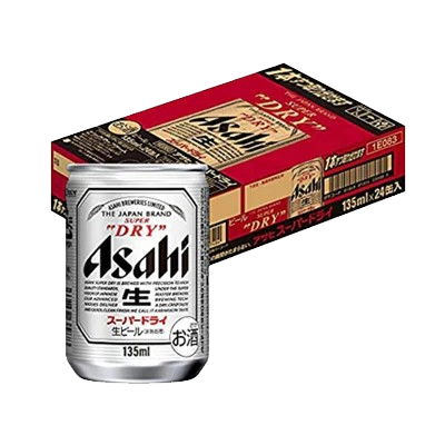 135 ml Asahi Super Dry Miniature Japanese Beer Can