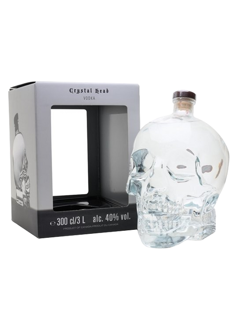 CrystalheadVodkainSkullShapedBottle1000mlwithGiftBox