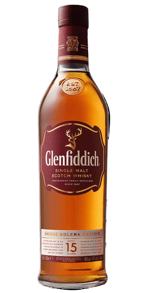 Glenfiddich 15 Year Old Solera Whisky (YO) 700ml