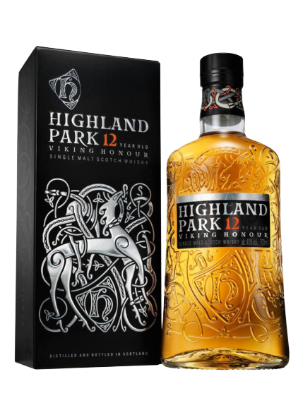 Highland Park 12 Year Old (YO) Viking Honour Single Malt Scotch Whisky 700ml