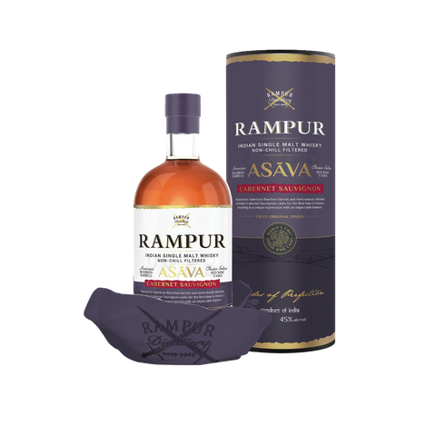 Rampur Asava Indian Single Malt Whisky with gift box 700ml