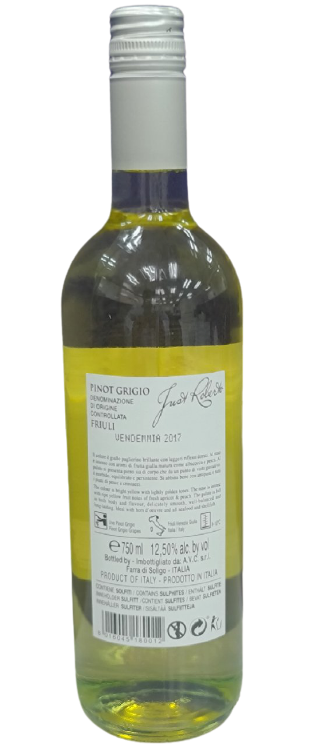 Pinot Grigio Doc Friuli Just Roberto 750ml