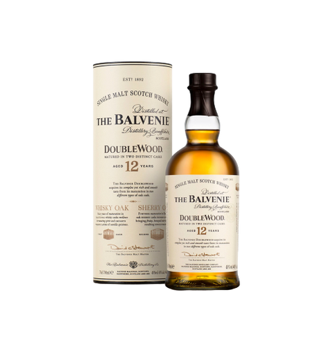 The Balvenie Double Wood 12 Year Old (YO) Single Malt Scotch Whisky 700ml