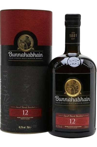 Bunnahabhain 12 Years Islay Single Malt Scotch Whisky with Gift Box 700ml