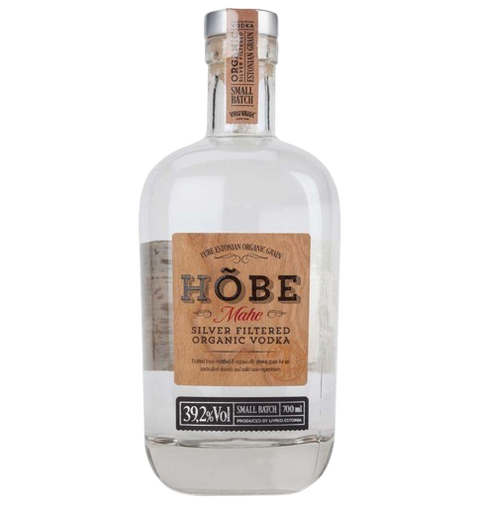 Hobe Mahe Silver Filtered Organic Grain Estonian Vodka, Small batch 700ml