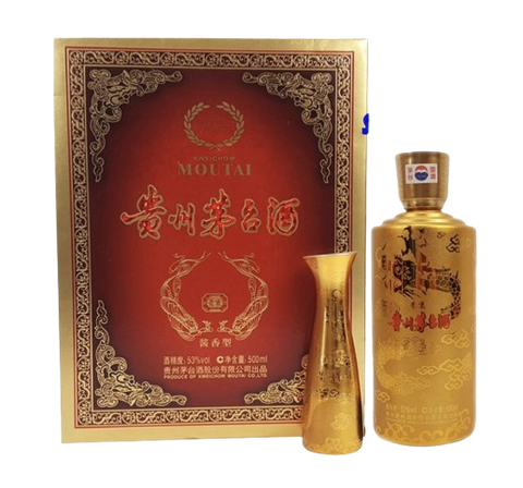 Kweichow Moutai Golden Bottle Dragon Vintage 2010- 500ml