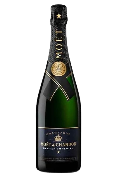 Moet & Chandon Nectar Imperial Champagne 750ml bottle front view