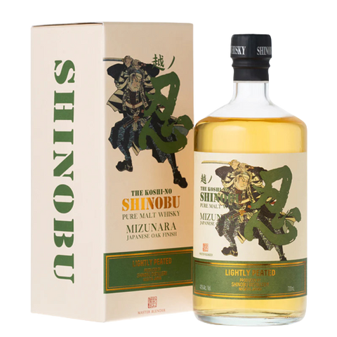The Shinobu Pure Malt Whisky Mizunara Finish Lightly Peated Malt Whisky 700ml
