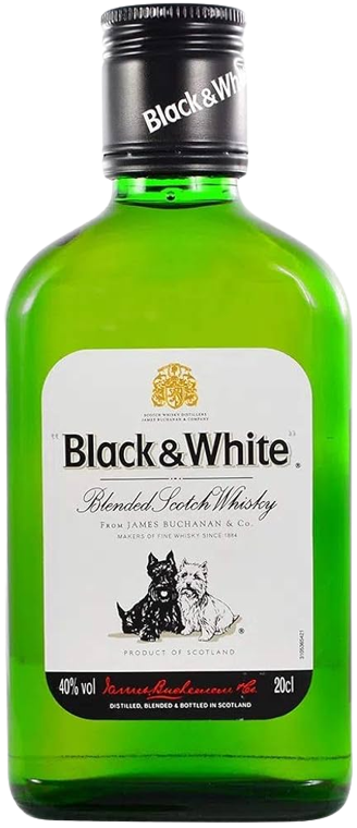 Black & White Blended Scotch Whisky 200 ml