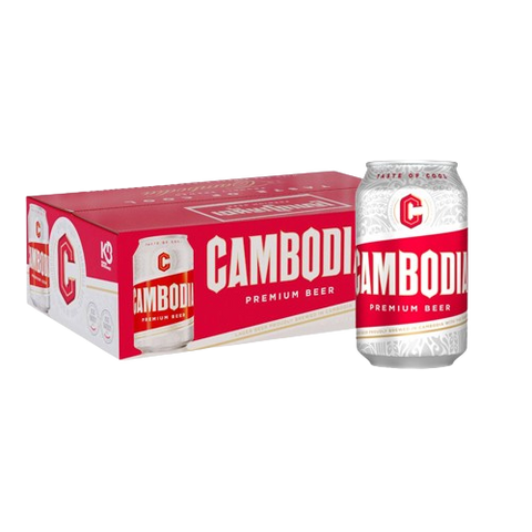 330ml Cambodia Premium Beer Cans