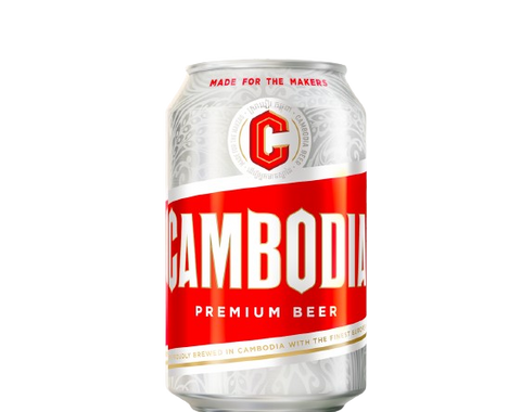 330ml Cambodia Premium Beer Cans