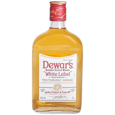 Dewars White label Blended Scotch Whisky 375 ml