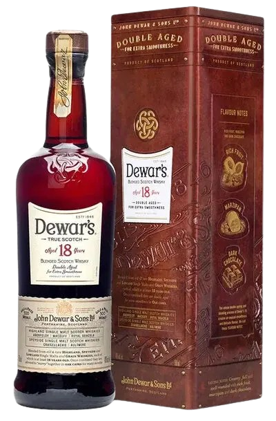 Dewars 18 Years Blended Scotch Whisky with Gift box 750ml