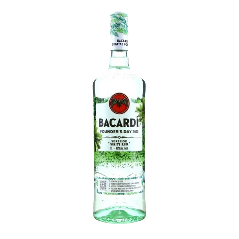 Bacardi Founder's day 2023 Superior White Rum 1000ml