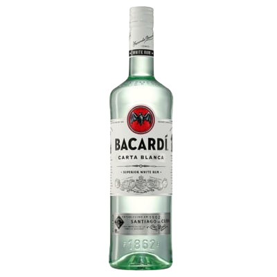 Bacardi Carta Blanca Superior White Rum 1000ml