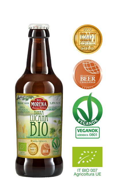 Birra Morena Lucana Bio Vegan Organic Craft Beer