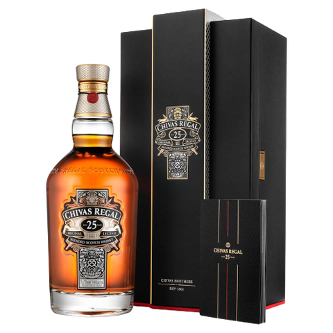 Chivas Regal 25 Year Old (YO) Blended Scotch Whisky 700ml