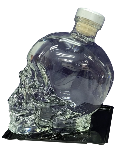 CrystalheadVodkainSkullShapedBottle1000mlwithGiftBox