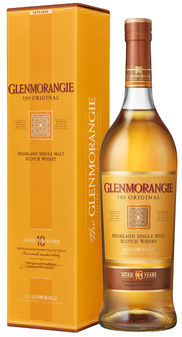 Glenmorangie The Original 10 Year Old (YO) Highland Single Malt Scotch Whisky 700ml