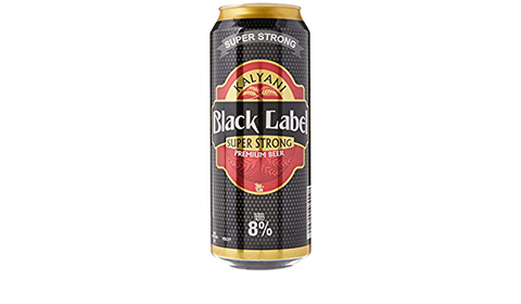 490ml Kalyani Black Label Super Strong Premium Beer Can