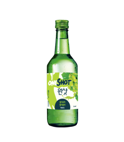 ONESHOT Soju Green Grape 360ml