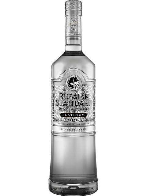 RussianStandardPlatinumVodkaSilverFiltered700ml