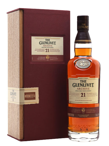 The Glenlivet Archive 21 Year Old (YO) Single Malt With Gift Box 700ml
