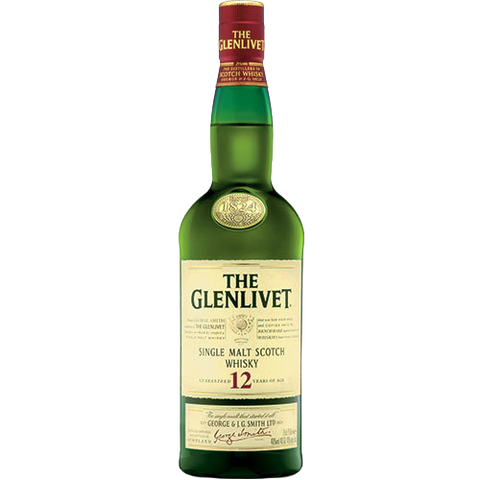 The Glenlivet 12 Year Old (YO) Single Malt Scotch Whisky 750ml