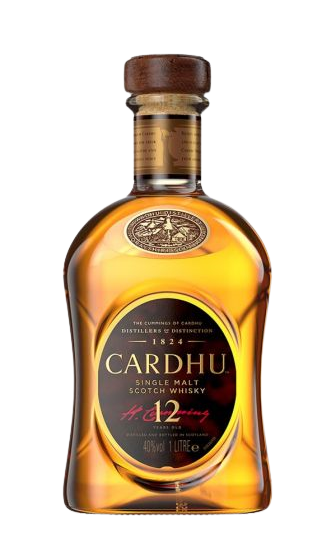 Cardhu 12 Years 1000 ML Single Malt Scotch Whisky with Gift Box